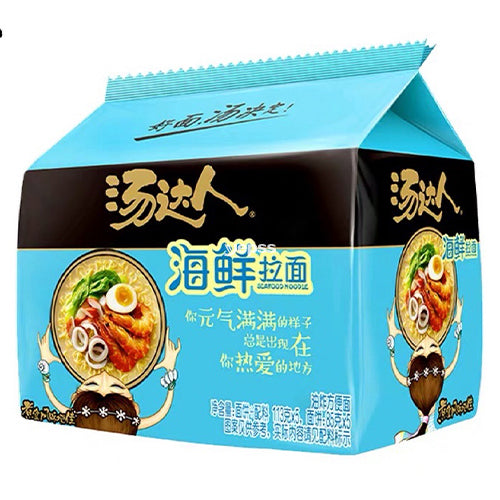 Unif Soup Daren Noodle Soup Seafood Ramen Flavour Multi Packs 5x113g - YEPSS - 叶哺便利中超 - 英国最大亚洲华人网上超市