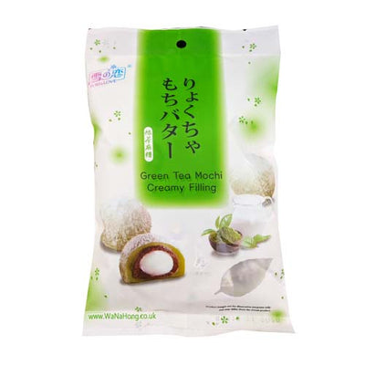 Yuki & Love Green Tea Mochi with Creamy Filling 120g - YEPSS - Online Asian Snacks Oriental Supermarket UK
