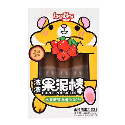 Beatles Fruit Puree Ice Pop Drinks Hawthorn Flavor 470g - YEPSS - Online Asian Snacks Oriental Supermarket UK