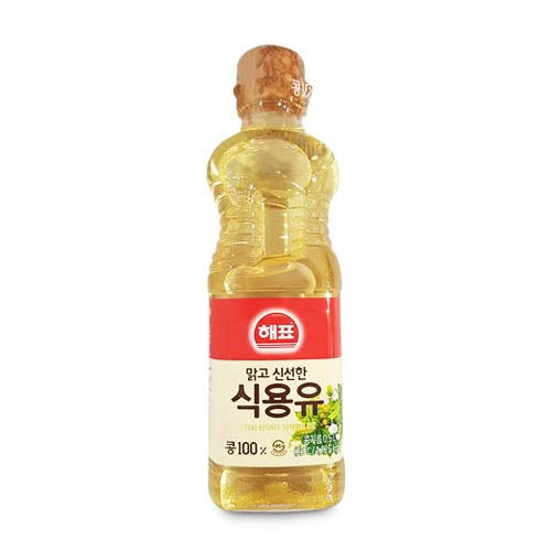 Haepyo Pure Refined Soybean Cooking Oil 0.5L - YEPSS - Online Asian Snacks Oriental Supermarket UK