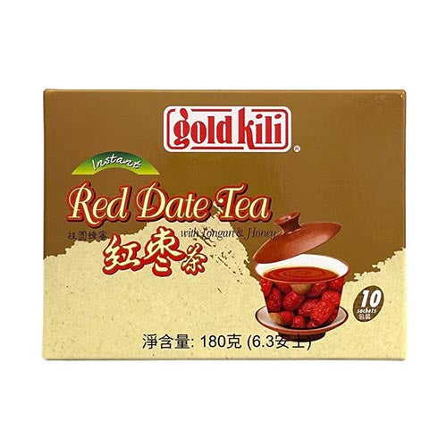Gold Kili Instant Red Date Tea with Longan and Honey (10bags) 180g - YEPSS - Online Asian Snacks Oriental Supermarket UK