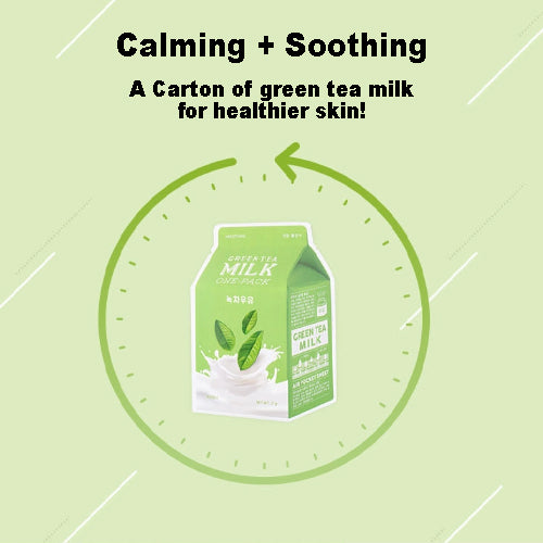 A'Pieu Green Tea Milk One-Pack 21g - YEPSS - 叶哺便利中超 - 英国最大亚洲华人网上超市