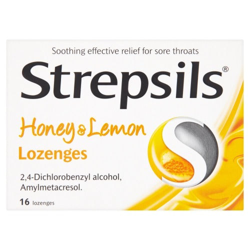 Strepsils Honey & Lemon Lozenges 16s - YEPSS - 叶哺便利中超 - 英国最大亚洲华人网上超市