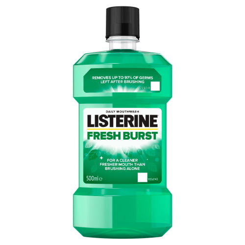 Listerine Fresh Burst Mouthwash 500ml - YEPSS - 叶哺便利中超 - 英国最大亚洲华人网上超市