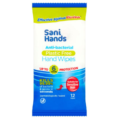 Sani Hands Antibacterial Wipes 12s - YEPSS - 叶哺便利中超 - 英国最大亚洲华人网上超市