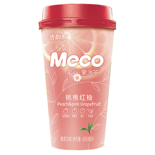 Xiang Piao Piao Meco Peach & Pink Grapefruit Fruit Tea 400ml - YEPSS - 叶哺便利中超 - 英国最大亚洲华人网上超市