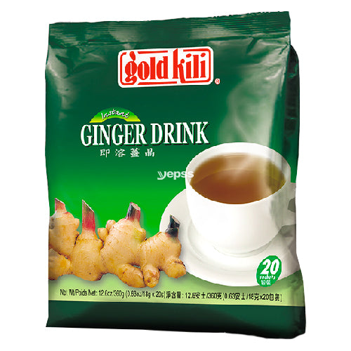 Gold Kili Instant Ginger Drink 20 Sachets 360g - YEPSS - 叶哺便利中超 - 英国最大亚洲华人网上超市