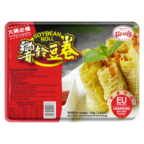 KuaiLai KuaiWang Fried Soybean Roll 165g - YEPSS - 叶哺便利中超 - 英国最大亚洲华人网上超市