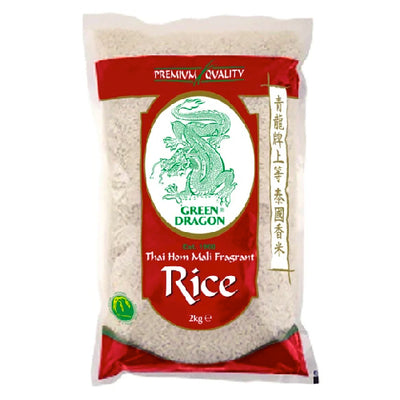 Green Dragon Thai Jasmine Rice 2kg - YEPSS - 叶哺便利中超 - 英国最大亚洲华人网上超市