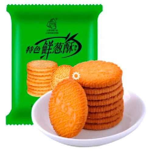 Sanniu Shanghai Shallot Flavour Biscuit 528g - YEPSS - 叶哺便利中超 - 英国最大亚洲华人网上超市