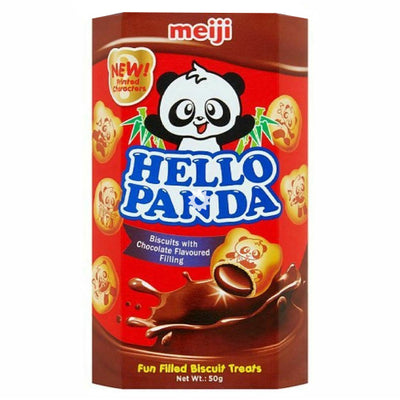 Meiji Hello Panda Biscuits with Chocolate Flavoured Filling 50g - YEPSS - 叶哺便利中超 - 英国最大亚洲华人网上超市