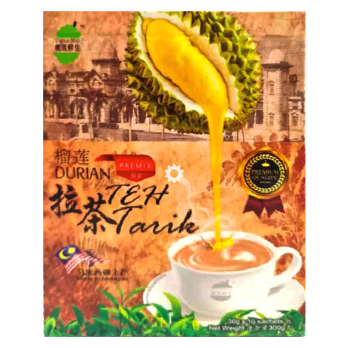 DurianMan 3 in 1 Instant Milk Tea (Teh Tarik) Durian Flavour 10 Sachets 300g - YEPSS - 叶哺便利中超 - 英国最大亚洲华人网上超市