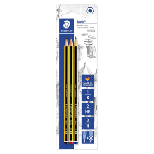 Staedtler Noris HB Pencils Hang Pack 3s - YEPSS - 叶哺便利中超 - 英国最大亚洲华人网上超市