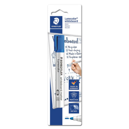Staedtler Lumocolour Whiteboard Blue Marker Hang Pack - YEPSS - 叶哺便利中超 - 英国最大亚洲华人网上超市