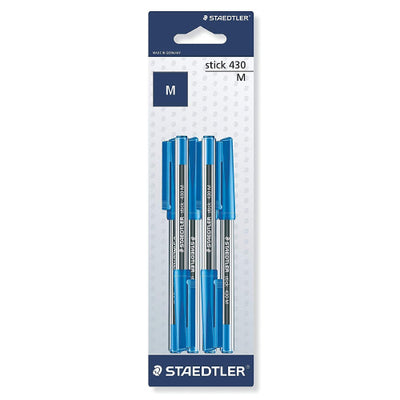 Staedtler Stick Pens Blue Hang Pack 6s - YEPSS - 叶哺便利中超 - 英国最大亚洲华人网上超市
