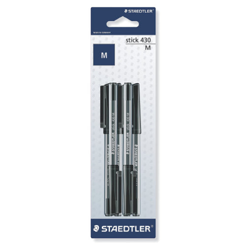 Staedtler Stick Pens Black Hang Pack 6s - YEPSS - 叶哺便利中超 - 英国最大亚洲华人网上超市