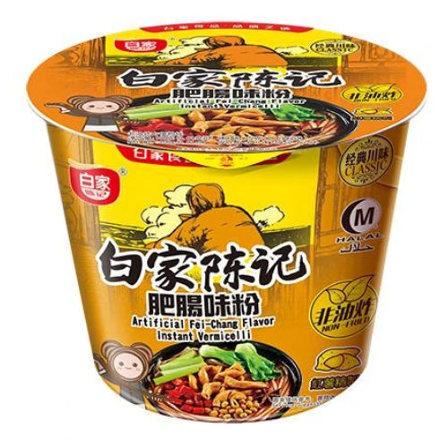 Baijia Instant Sweet Potato Vermicelli Spicy Artificial Fei Chang Flavour (Bowl) 108g - YEPSS - 叶哺便利中超 - 英国最大亚洲华人网上超市