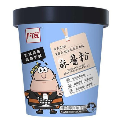 Baijia A-Kuan Big Boss Instant Vermicelli Cup Spicy & Sesame Flavour 112g - YEPSS - 叶哺便利中超 - 英国最大亚洲华人网上超市