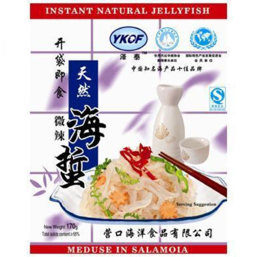 YKOF Instant Natural Shredded Jellyfish Spicy 170g - YEPSS - 叶哺便利中超 - 英国最大亚洲华人网上超市