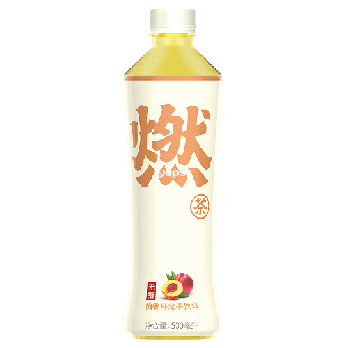 Genki Forest Burning Tea Oolong Tea Drink Peach Flavour 500ml - YEPSS - 叶哺便利中超 - 英国最大亚洲华人网上超市