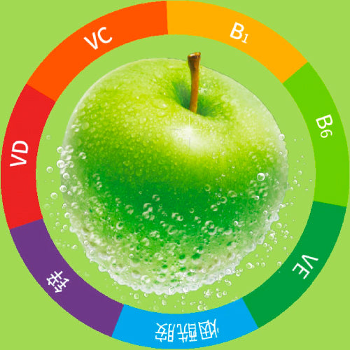 Genki Forest Carbonated Juice Drink Green Apple Flavour 380ml - YEPSS - 叶哺便利中超 - 英国最大亚洲华人网上超市