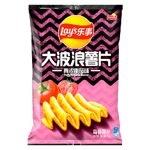 Lay's Wave Chips Pure Tomato Flavour 70g - YEPSS - 叶哺便利中超 - 英国最大亚洲华人网上超市