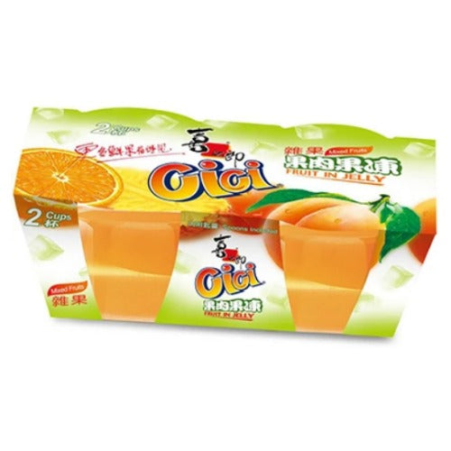 Xizhilang Jelly Pudding Mixed Fruit 2 Cups 2x200g - YEPSS - 叶哺便利中超 - 英国最大亚洲华人网上超市