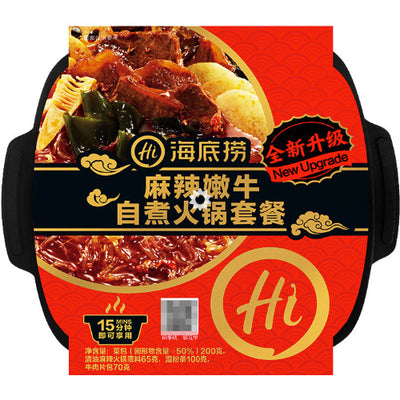 Haidilao Self Heating Beef Hot Pot Szechuan Spicy Flavour 435g - YEPSS - 叶哺便利中超 - 英国最大亚洲华人网上超市