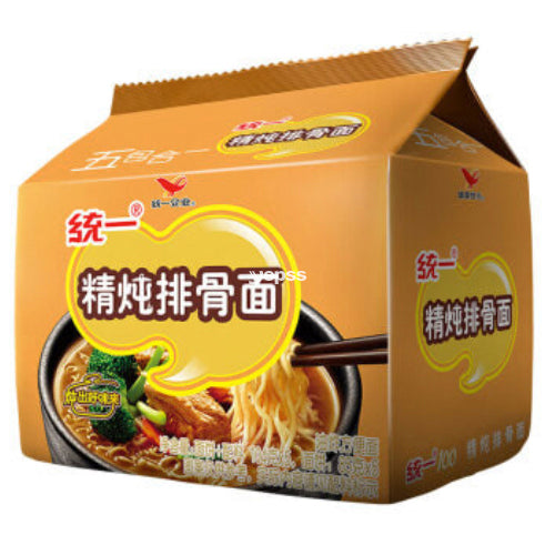 Unif Instant Noodle Soup Stewed Pork Chop Flavour Multi Packs 5x105g - YEPSS - 叶哺便利中超 - 英国最大亚洲华人网上超市