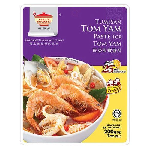 Tean's Gourmet Tom Yam Paste 200g - YEPSS - 叶哺便利中超 - 英国最大亚洲华人网上超市