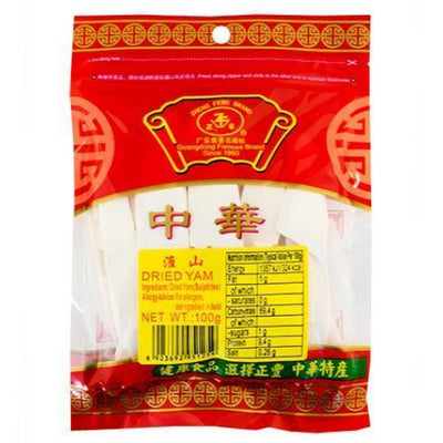 Zheng Feng Dried Yam 100g - YEPSS - 叶哺便利中超 - 英国最大亚洲华人网上超市