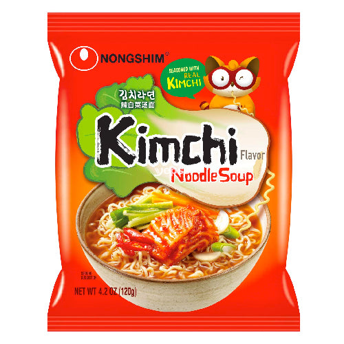 Nongshim Kimchi Ramyun Noodle (Bag) 120g - YEPSS - 叶哺便利中超 - 英国最大亚洲华人网上超市