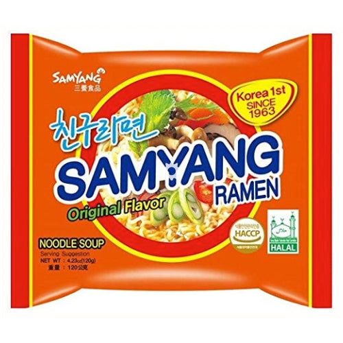 Samyang Original Flavour Ramen Noodle Soup 120g - YEPSS - 叶哺便利中超 - 英国最大亚洲华人网上超市