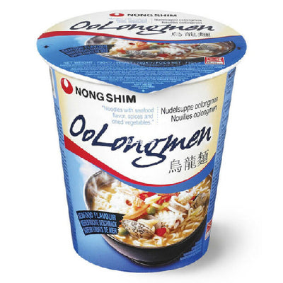 Nongshim Oolongmen Seafood Flavour Noodle Soup (Cup) 75g - YEPSS - 叶哺便利中超 - 英国最大亚洲华人网上超市