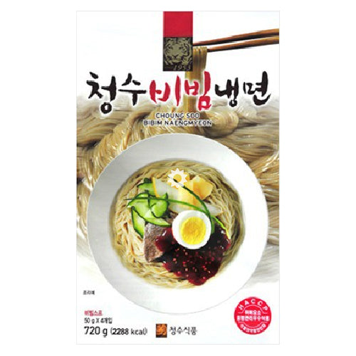 Choung Soo Bibim Naengmyeon Cold Noodles (4 Servings) 720g - YEPSS - 叶哺便利中超 - 英国最大亚洲华人网上超市