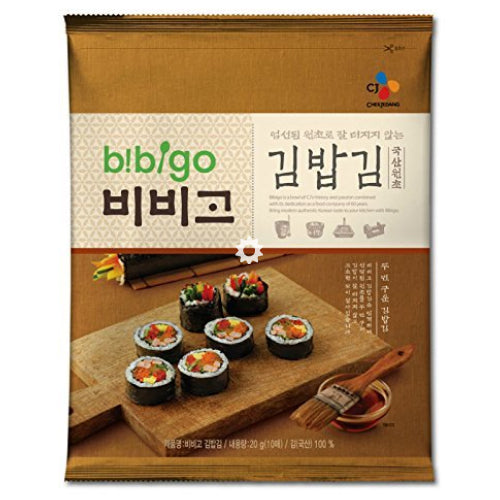 CJ Bibigo Sushi Nori (Seaweed) 10 Sheets 20g - YEPSS - 叶哺便利中超 - 英国最大亚洲华人网上超市