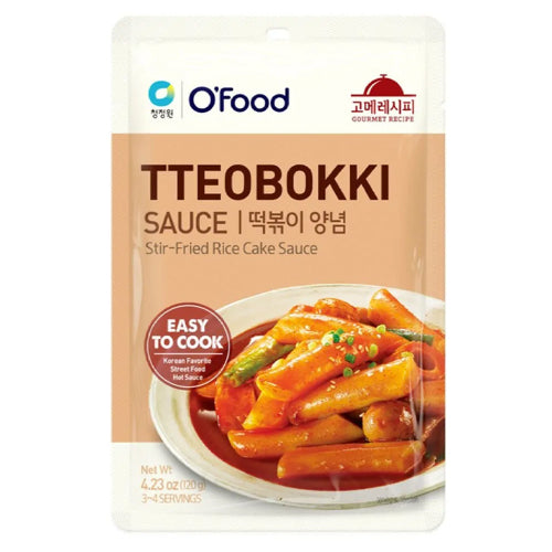 Daesang Chung Jung One O'Food Gourmet Recipe Tteokbokki Sauce (Stir-Fried Rice Cake Sauce) 120g - YEPSS - 叶哺便利中超 - 英国最大亚洲华人网上超市