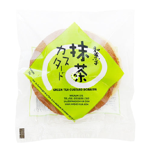 Wagashi Frozen Green Tea Custard Dorayaki Pancake 75g - YEPSS - 叶哺便利中超 - 英国最大亚洲华人网上超市