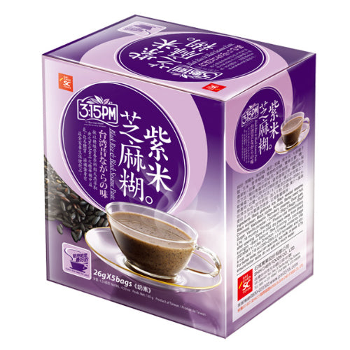 3:15PM Black Rice & Sesame Paste (5pcs) 130g - YEPSS - 叶哺便利中超 - 英国最大亚洲华人网上超市