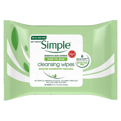 Simple Cleansing Facial Wipes 25s - YEPSS - 叶哺便利中超 - 英国最大亚洲华人网上超市