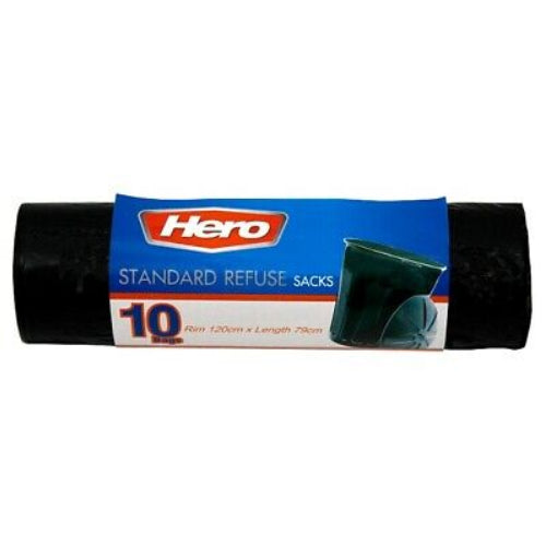 Hero Standard Refuse Sack Roll 50L 10s - YEPSS - 叶哺便利中超 - 英国最大亚洲华人网上超市