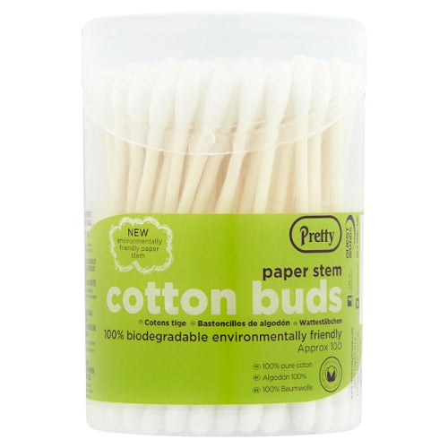 Pretty Paper Stem Cotton Buds 100s - YEPSS - 叶哺便利中超 - 英国最大亚洲华人网上超市