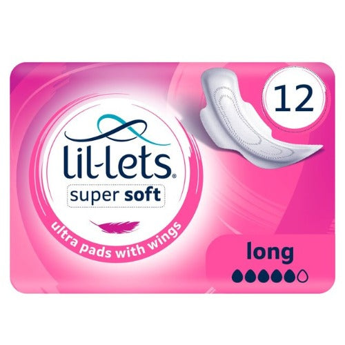 Lil-Lets Soft Pads Long 12 Pads - YEPSS - 叶哺便利中超 - 英国最大亚洲华人网上超市