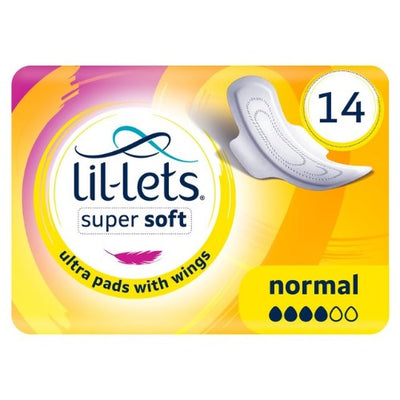 Lil-Lets Soft Pads Normal 14 Pads - YEPSS - 叶哺便利中超 - 英国最大亚洲华人网上超市