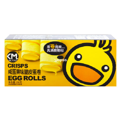Kaman Crispy Phoenix Egg Rolls Salty Egg Yolk Flavour 100g - YEPSS - 叶哺便利中超 - 英国最大亚洲华人网上超市