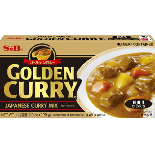 S&B Golden Curry Sauce Mix Hot 220g - YEPSS - 叶哺便利中超 - 英国最大亚洲华人网上超市