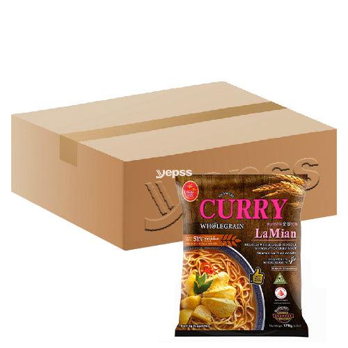 Prima Taste Singapore Wholegrain Curry La Mian 12x178g - YEPSS - 叶哺便利中超 - 英国最大亚洲华人网上超市