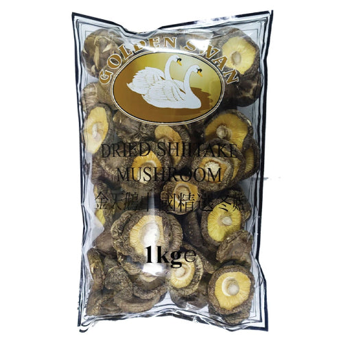 Golden Swan Dried Shiitake Mushrooms 1kg - YEPSS - 叶哺便利中超 - 英国最大亚洲华人网上超市