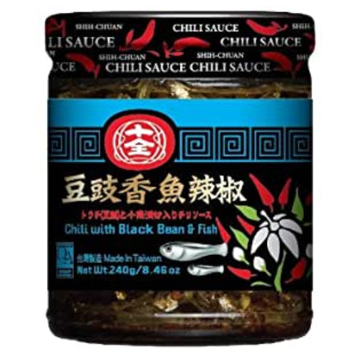 Shih Chuan Chili with Black Bean & Fish Sauce 240g - YEPSS - 叶哺便利中超 - 英国最大亚洲华人网上超市