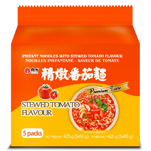 Wei Lih Instant Noodle Tomato Flavour Multi Packs 5x85g - YEPSS - 叶哺便利中超 - 英国最大亚洲华人网上超市